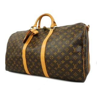 ルイヴィトン(LOUIS VUITTON)の【4hc3544】ルイヴィトン ボストンバッグ/モノグラム/キーポルバンドリエール55/M41414/ブラウン【中古】メンズ/レディース/ユニセックス(ボストンバッグ)