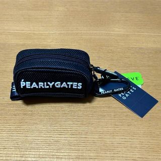 PEARLY GATES - パーリーゲイツ ボールポーチ ベーシックロゴシリーズ ボール2個収納可 ネイビー