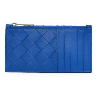 新品 ボッテガヴェネタ BOTTEGA VENETA カードケース ロング ファスナーカードケース コバルト