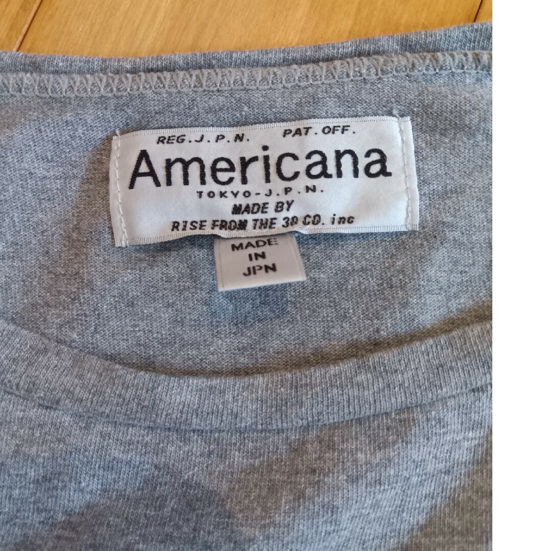 AMERICANA(アメリカーナ)のアメリカーナ　レディースTシャツ レディースのトップス(Tシャツ(半袖/袖なし))の商品写真