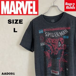 マーベル(MARVEL)のマーベル スパイダーマン MARVEL SPIDER-MAN アメコミ Tシャツ(Tシャツ/カットソー(半袖/袖なし))