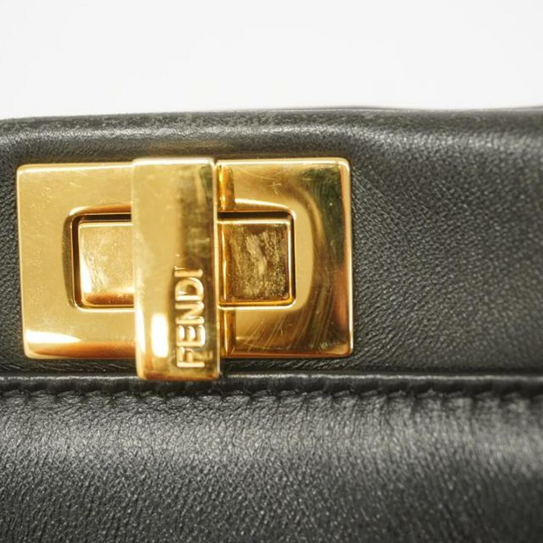 FENDI(フェンディ)の【4hc3578】フェンディ ツーウェイバッグ/ピーカブー/レザー/ブラック/ゴールド金具 【中古】 レディース レディースのバッグ(その他)の商品写真