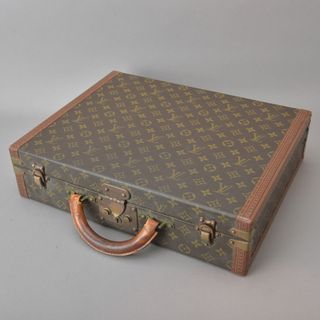 ルイヴィトン(LOUIS VUITTON)のルイヴィトン◇プレジデント アタッシュケース トランク モノグラム レザー(ビジネスバッグ)