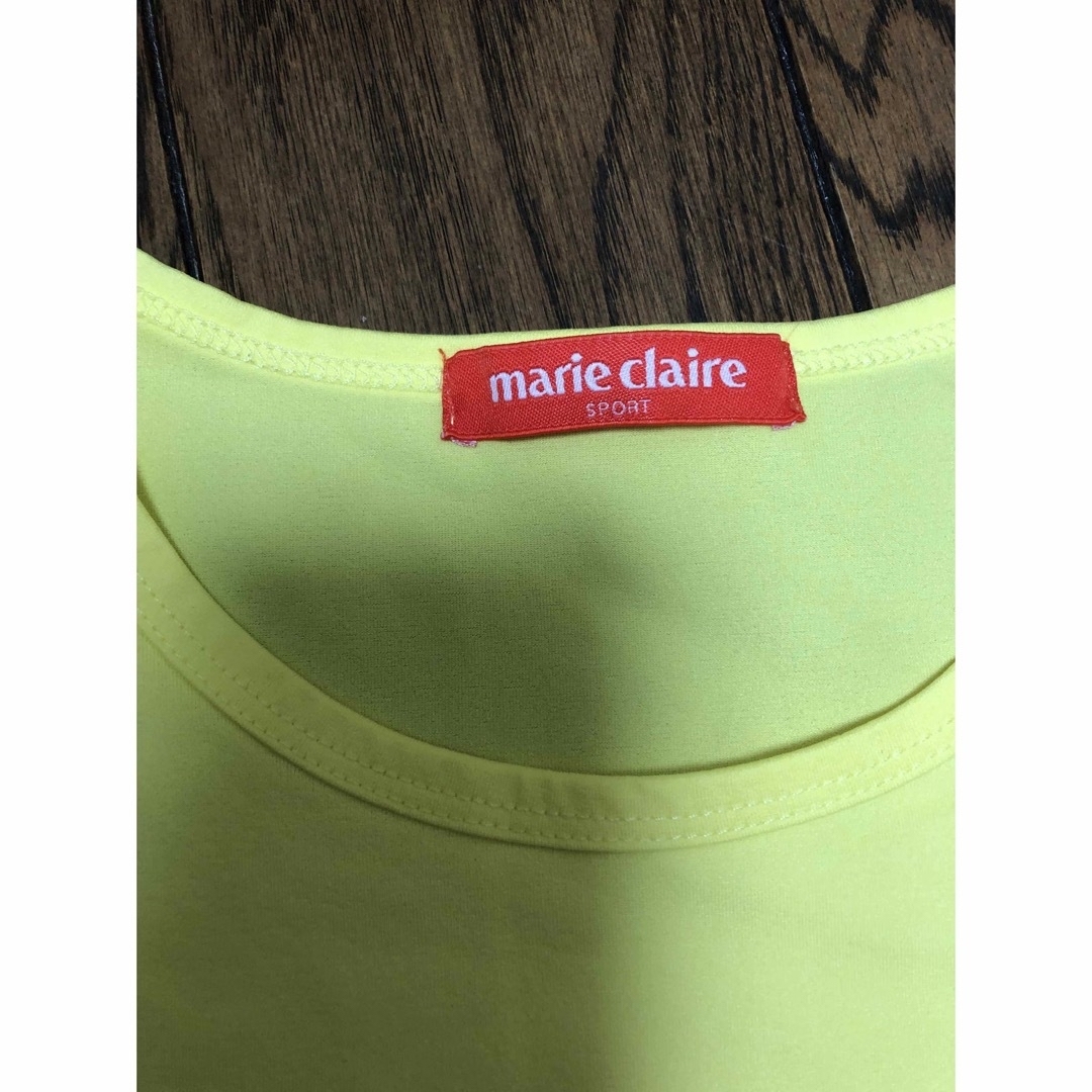 Marie Claire(マリクレール)のマリクレールのTシャツ イエロー レディースのトップス(Tシャツ(半袖/袖なし))の商品写真