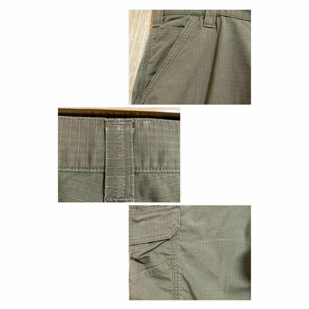 carhartt(カーハート)のカーハート メンズ ハーフ パンツ カーキ ペインターロゴ USA古着 90s メンズのパンツ(ショートパンツ)の商品写真