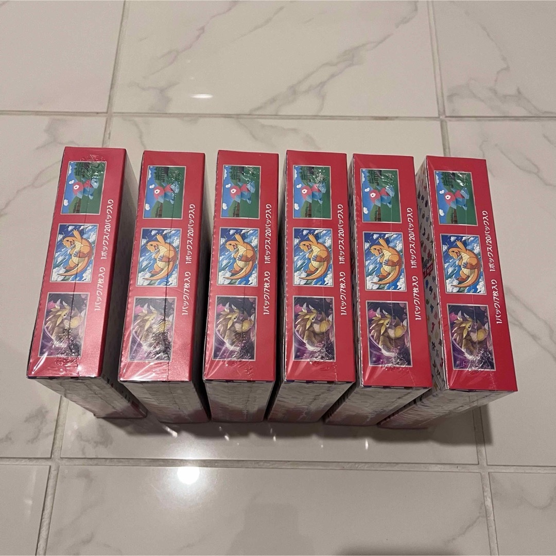 6box【新品未開封】151 ポケモンカードゲーム シュリンクあり 横 6box【新品未開封】151 ポケモンカードゲーム シュリンクあり 横
