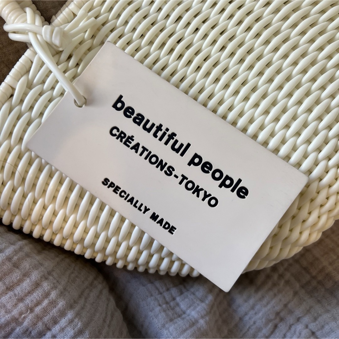 beautiful people(ビューティフルピープル)の＜beautiful people＞ tube knitting basket レディースのバッグ(かごバッグ/ストローバッグ)の商品写真