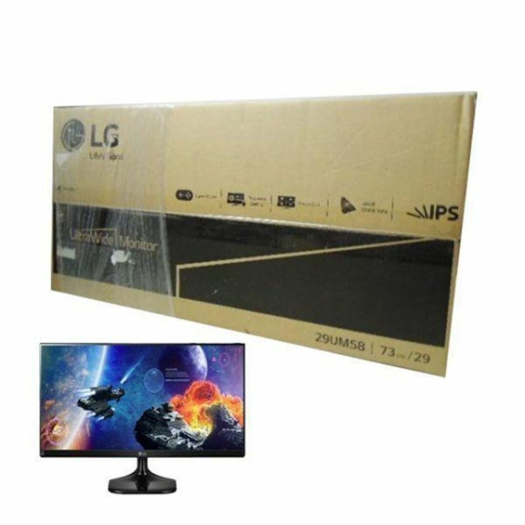 生産終了 LG 29UM58 Ultrawide ワイドモニター 29inch スマホ/家電/カメラのテレビ/映像機器(その他)の商品写真