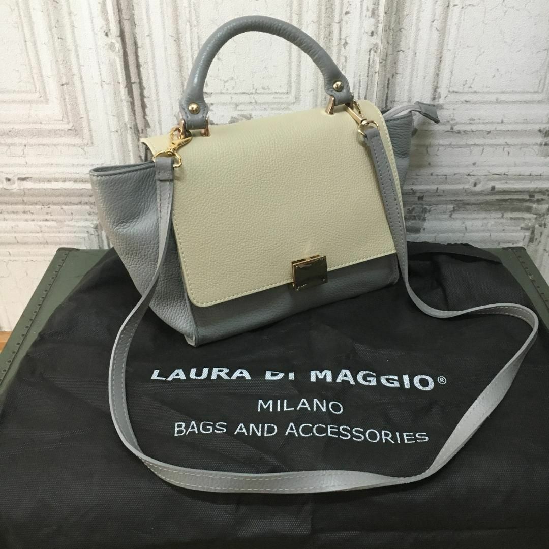 LAURA DI MAGGIO(ローラディマッジオ)のイタリア製　LAURA DI MAGGIO　バッグ　 USED　10328 レディースのバッグ(ショルダーバッグ)の商品写真