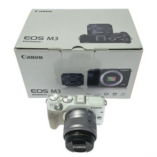 キヤノン(Canon)の☆☆CANON キャノン EOS M3 EF-M15-45 IS STM レンズキット ミラーレス一眼カメラ  箱付き(ミラーレス一眼)