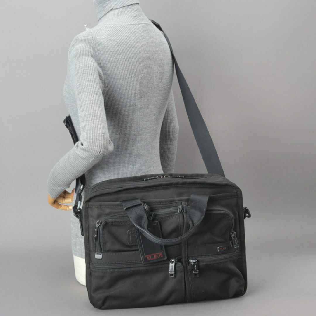 TUMI(トゥミ)のTUMI◇トゥミ ALPHA ビジネスバッグ 2WAY ショルダー ナイロン 黒 メンズのバッグ(ビジネスバッグ)の商品写真