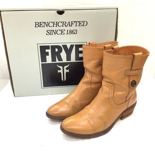 ♪♪FRYE フライ レディース ショートブーツ SIZE 6.5（23.5cm） キャメル(ブーツ)