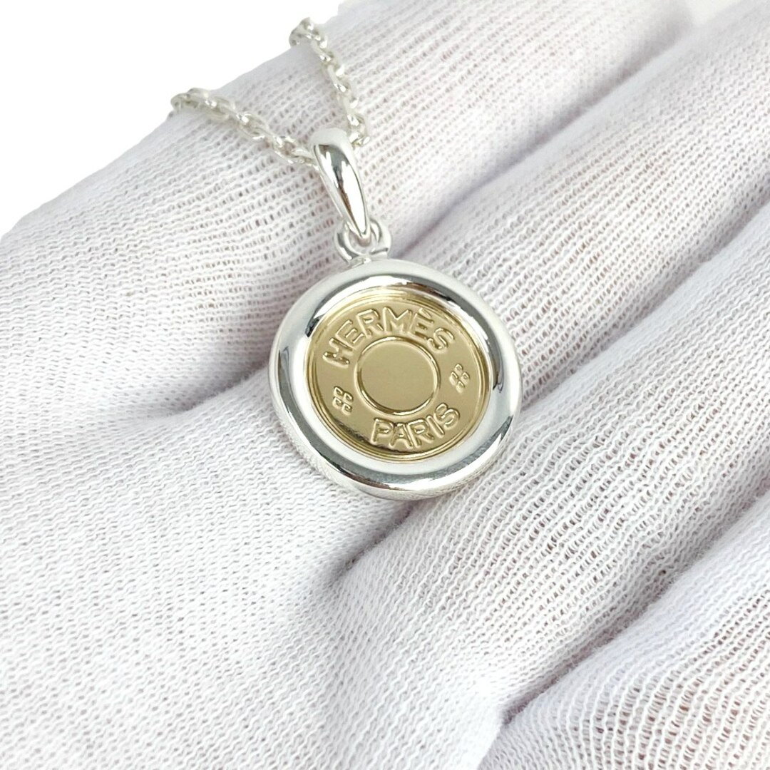 HERMES - □新同□磨き済□ エルメス セリエ ネックレス コンビ HERMES - □新同□磨き済□ エルメス セリエ ネックレス コンビ