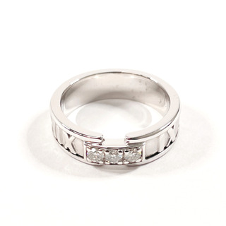 ティファニー(Tiffany & Co.)のティファニー リング・指輪 アトラス 3P ダイヤ  シルバー(リング(指輪))