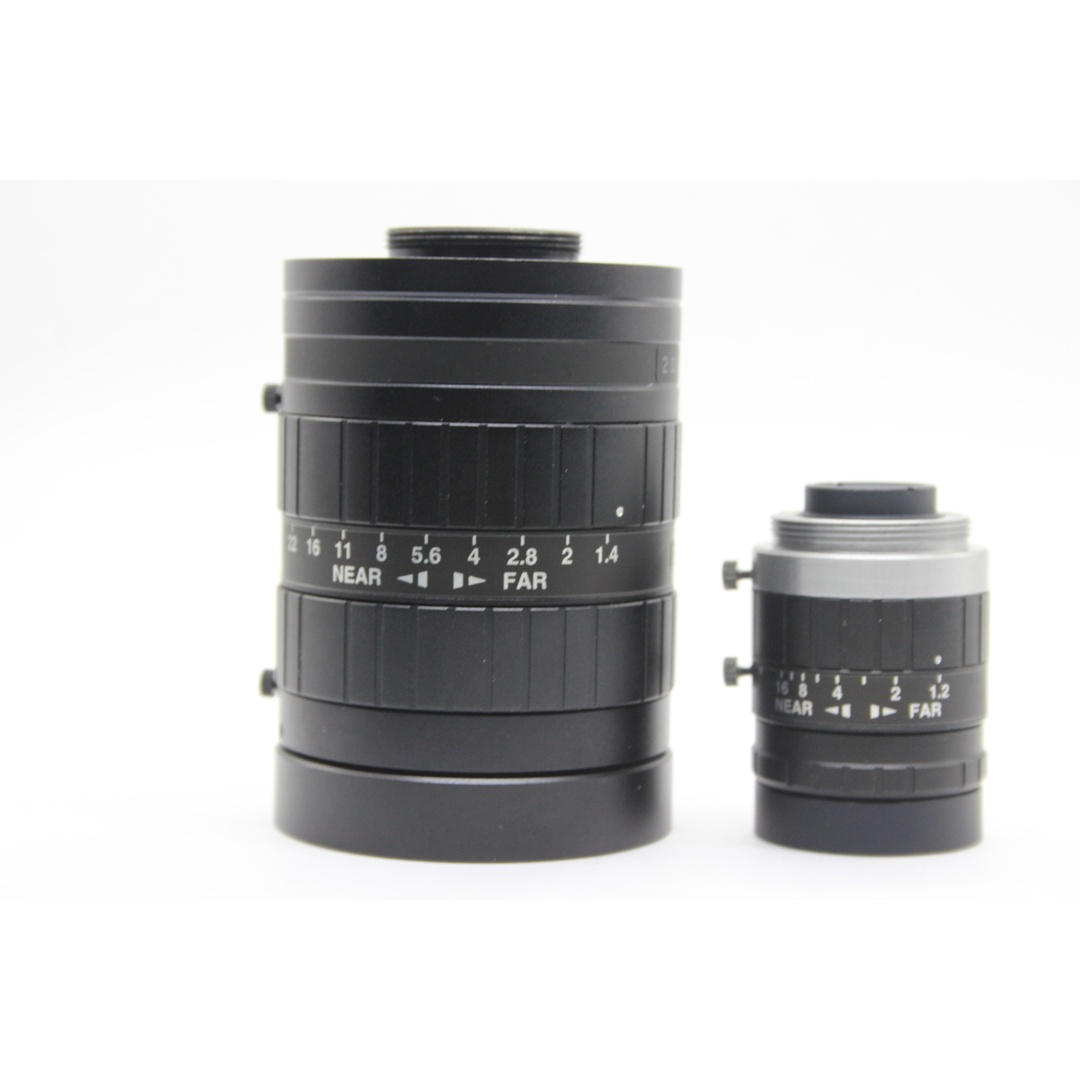 【返品保証】 富士フィルム Fujifilm Fujinon 16mm F1.4 CF16HA-1 / 6mm F1.2 DF6HA-1B CSマウントレンズ2本セット  s8459 スマホ/家電/カメラのカメラ(レンズ(単焦点))の商品写真