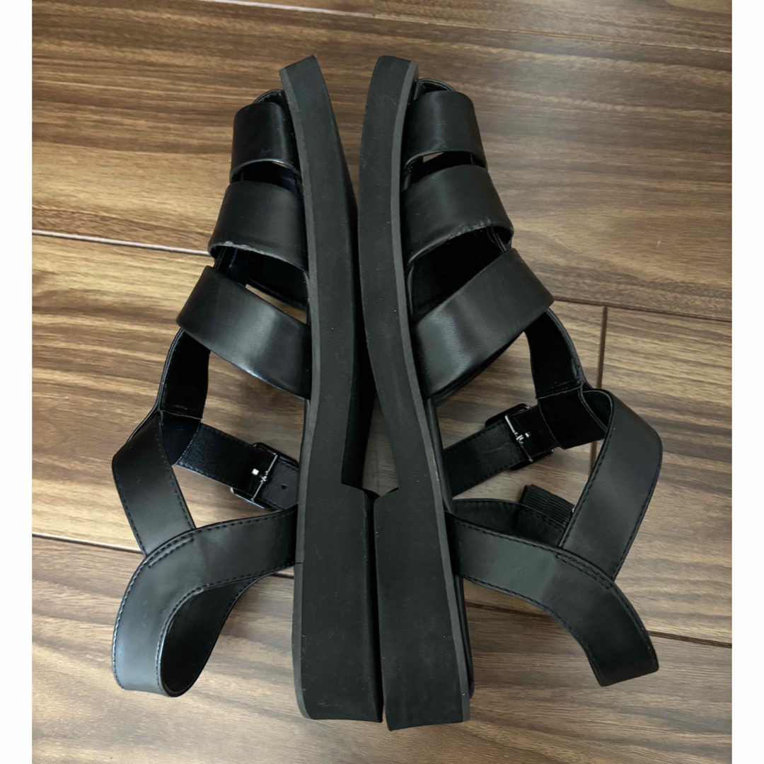 mystic(ミスティック)のmystic ミスティック グルカサンダル 黒 ブラック 24.5 レディースの靴/シューズ(サンダル)の商品写真