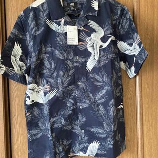 エイチアンドエム(H&M)のH&M シャツ　鳥シャツ(シャツ)