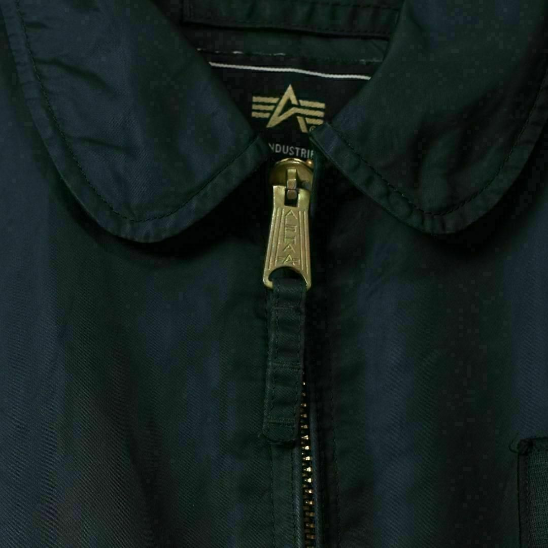 ALPHA INDUSTRIES(アルファインダストリーズ)の【MA-1】 アルファインダストリーズ フライトジャケット ナイロン 80s古着 メンズのジャケット/アウター(ナイロンジャケット)の商品写真