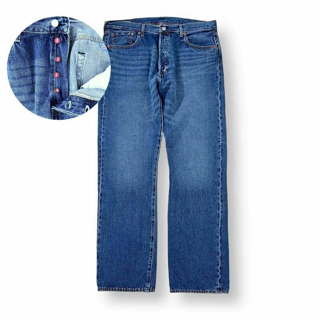 Levi's(リーバイス)の美品 18年 激レア 501day 501 限定 デニム ジーンズ 赤ボタン メンズのパンツ(デニム/ジーンズ)の商品写真