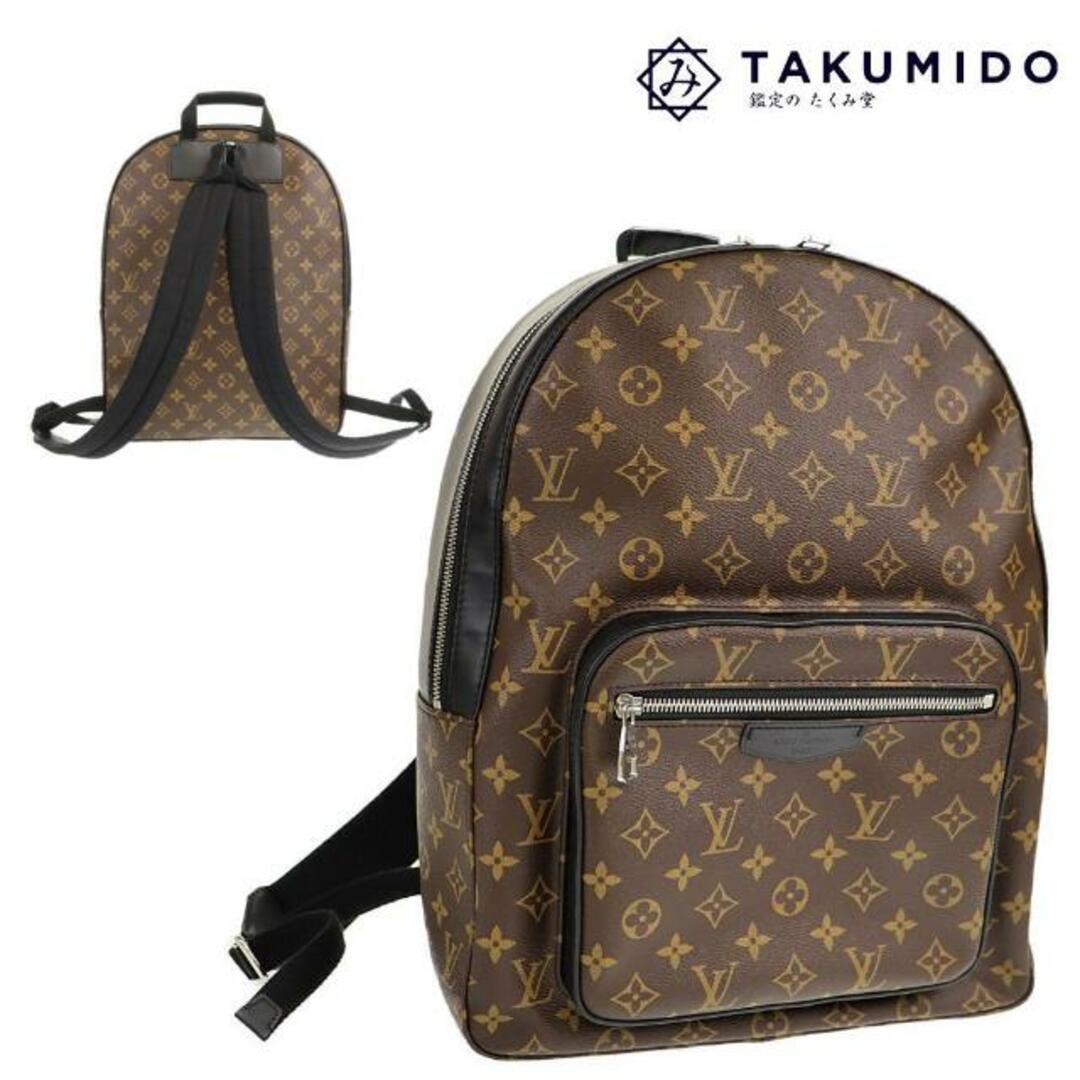 LOUIS VUITTON(ルイヴィトン)のルイヴィトン リュックサック ジョッシュ 中古 M41530 モノグラムマカサー ブラウン ブラック LOUIS VUITTON 【中古】 ｜茶色 黒色 バッグ ユニセックス ビトン LV ファッション ハイブランド ABランク メンズのバッグ(バッグパック/リュック)の商品写真