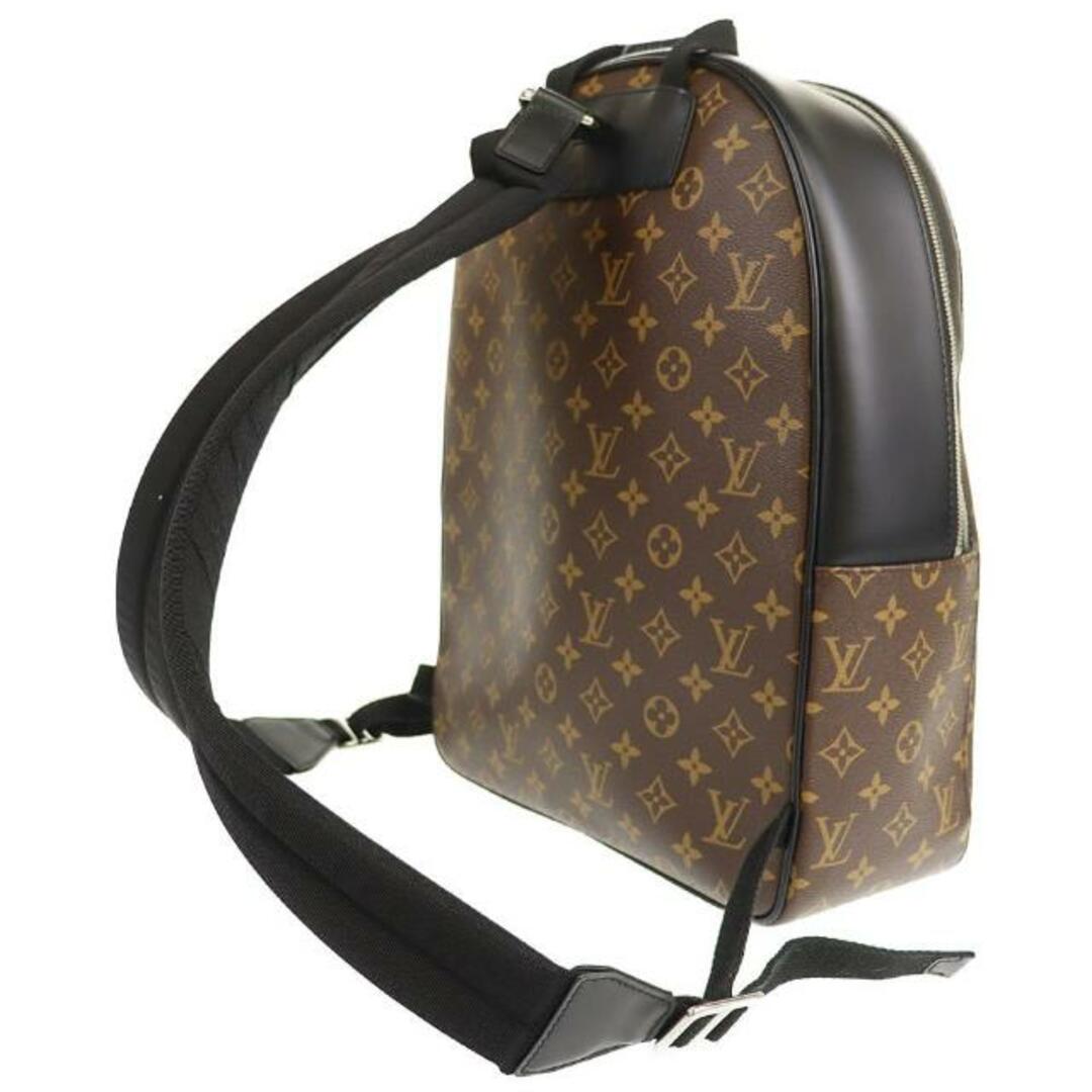 LOUIS VUITTON(ルイヴィトン)のルイヴィトン リュックサック ジョッシュ 中古 M41530 モノグラムマカサー ブラウン ブラック LOUIS VUITTON 【中古】 ｜茶色 黒色 バッグ ユニセックス ビトン LV ファッション ハイブランド ABランク メンズのバッグ(バッグパック/リュック)の商品写真