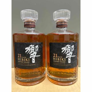 サントリー(サントリー)の2本　サントリー 響21年 HIBIKI 700ml 43％ 未開詮 古酒(ウイスキー)