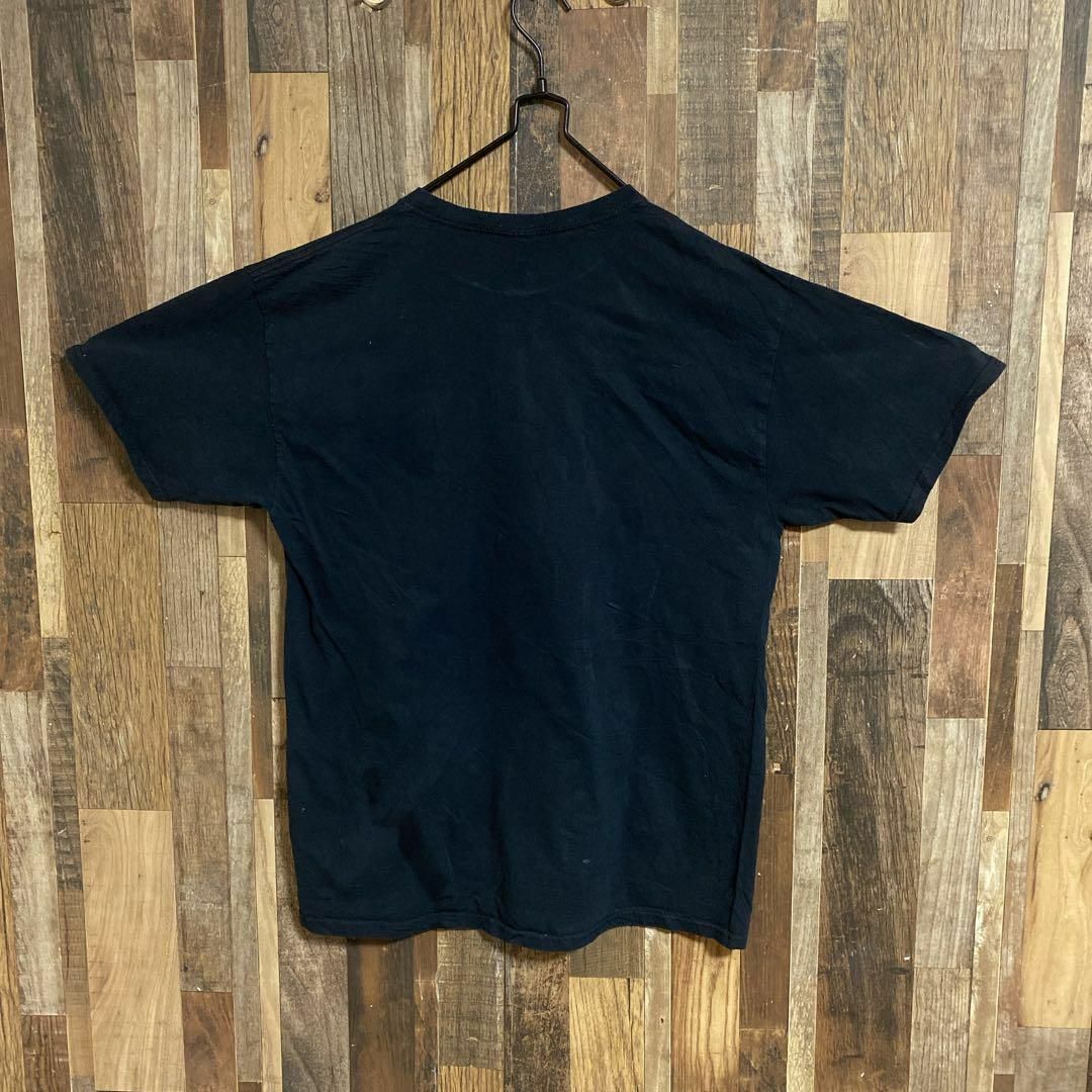Tシャツ アニマル ネコ 動物 半袖 ブラック プリント XL 黒 USA古着 メンズのトップス(Tシャツ/カットソー(半袖/袖なし))の商品写真