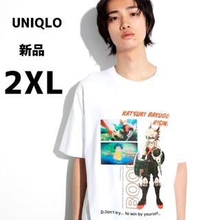 ユニクロ(UNIQLO)の新品　ユニクロ　僕のヒーローアカデミア UT Tシャツ 爆豪勝己　2XL(Tシャツ/カットソー(半袖/袖なし))