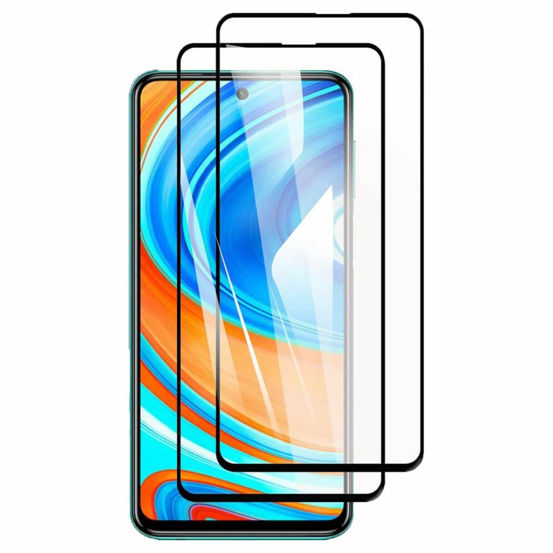 Redmi Note9S 保護フィルム 全面 9H 耐衝撃 強化ガラス スマホ/家電/カメラのスマホアクセサリー(保護フィルム)の商品写真