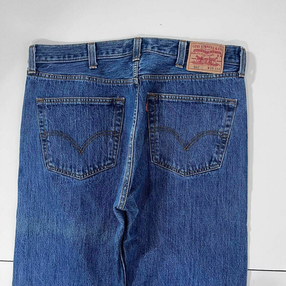 Levi's(リーバイス)の00s リーバイス デニム 古着 インディゴ ブルー W38 L34 ストレート メンズのパンツ(デニム/ジーンズ)の商品写真