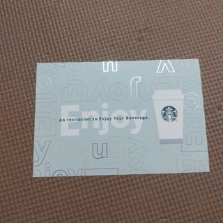 スターバックスコーヒー(Starbucks Coffee)のスターバックス ドリンクチケット 1枚(フード/ドリンク券)