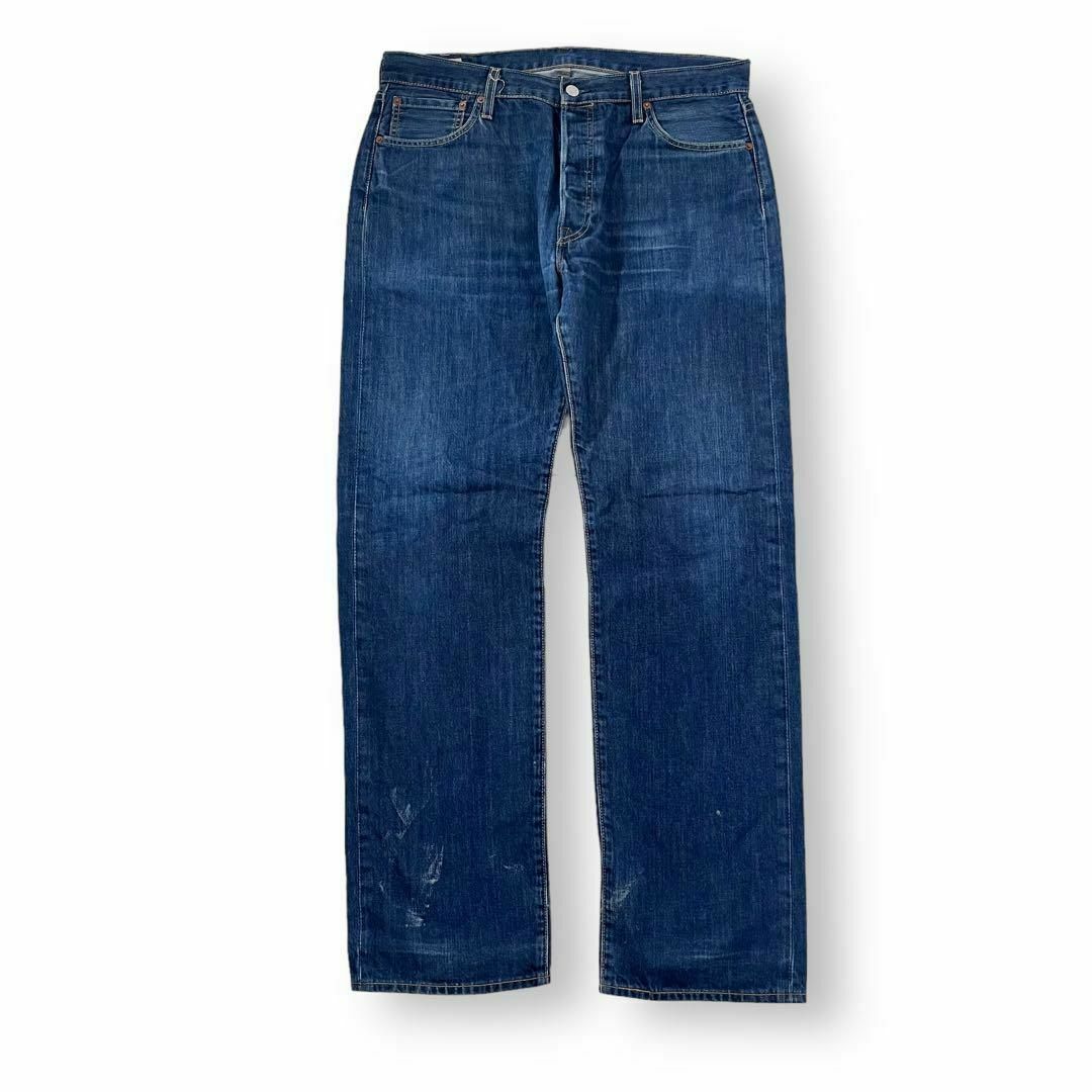 Levi's(リーバイス)のLevi's リーバイスプレミアム 501 革パッチ BIGE デニム w36 メンズのパンツ(デニム/ジーンズ)の商品写真