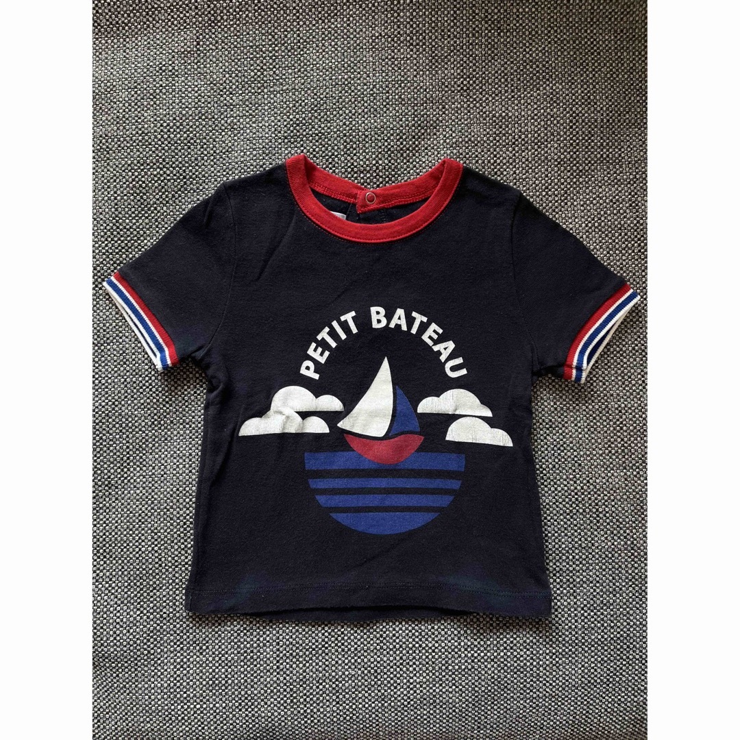 PETIT BATEAU(プチバトー)のプチバトー　Tシャツ　18m/81cm キッズ/ベビー/マタニティのベビー服(~85cm)(Ｔシャツ)の商品写真