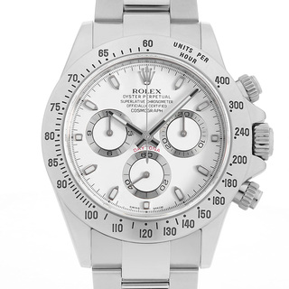 ロレックス(ROLEX)のロレックス デイトナ 116520 ホワイト ランダム番 メンズ 中古 腕時計(腕時計(アナログ))