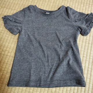 【110cm】グレー半袖(Tシャツ/カットソー)