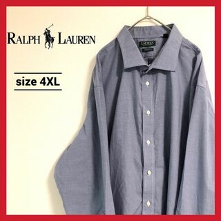ラルフローレン(Ralph Lauren)の90s 古着 ラルフローレン 長袖シャツ オーバーサイズ 4XL (シャツ)
