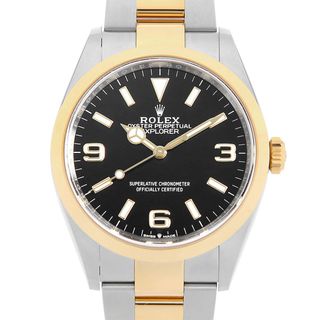 ロレックス(ROLEX)のロレックス エクスプローラーI 124273 ブラック ランダム番 メンズ 中古 腕時計(腕時計(アナログ))