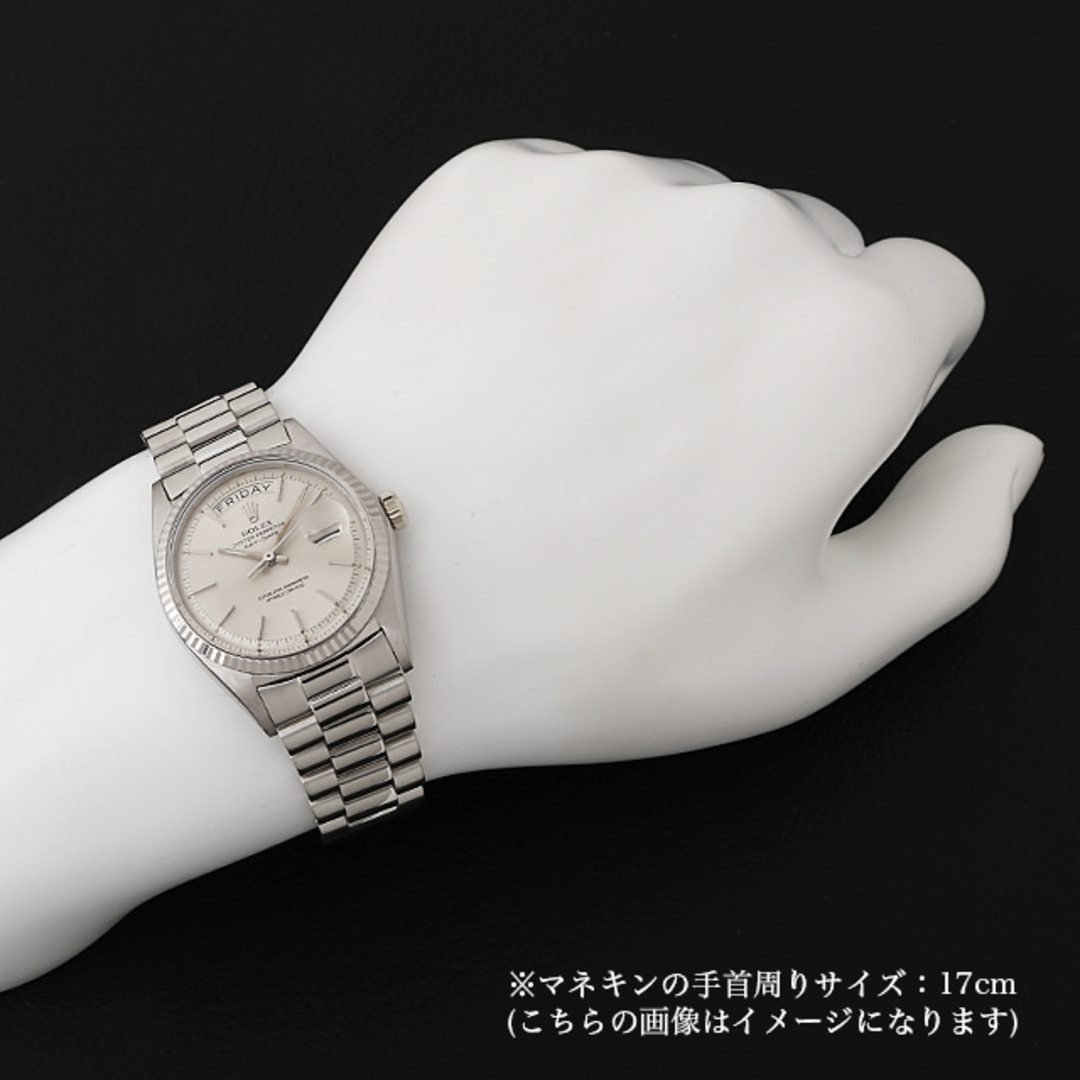 ROLEX(ロレックス)のロレックス デイデイト 18039 シルバー バー 52番 メンズ 中古 腕時計 メンズの時計(腕時計(アナログ))の商品写真
