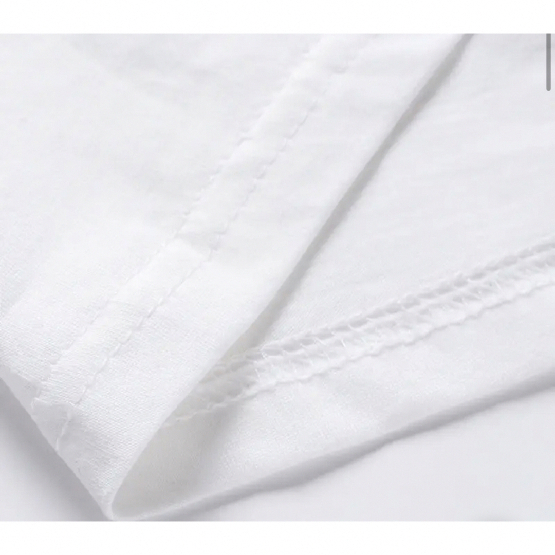 Mサイズ　サイズ　ホワイト　新品未使用　Tシャツ　パリス　パリ　ミラノ メンズのトップス(Tシャツ/カットソー(半袖/袖なし))の商品写真