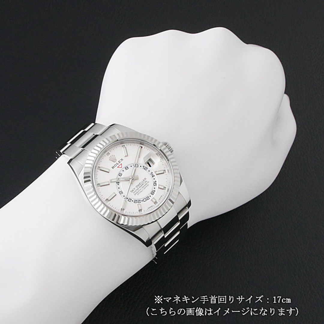 ROLEX(ロレックス)のロレックス スカイドゥエラー  326934 ホワイト 3列 オイスターブレス ランダム番 メンズ 中古 腕時計 メンズの時計(腕時計(アナログ))の商品写真