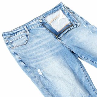 アメリカンイーグル(American Eagle)のアメリカンイーグルハイライズスキニー▼クラッシュUS16SHORT▼W約94cm(デニム/ジーンズ)