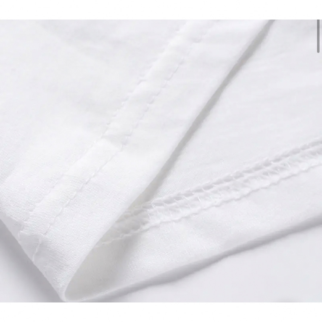 Lサイズ　サイズ　ホワイト　新品未使用　Tシャツ　パリス　パリ　ミラノ メンズのトップス(Tシャツ/カットソー(半袖/袖なし))の商品写真