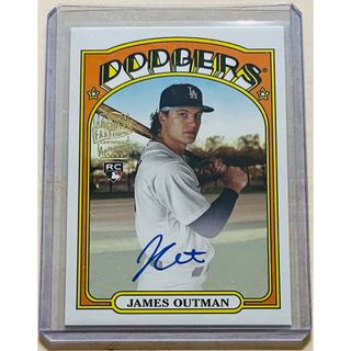 ドジャース アウトマン　James Outman RC Topps 直筆サイン(記念品/関連グッズ)