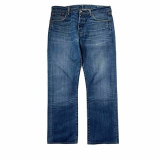 リーバイス(Levi's)のリーバイス 501 縦落ち ヒゲ 色落ちデニム 革パッチ w38 L36(デニム/ジーンズ)