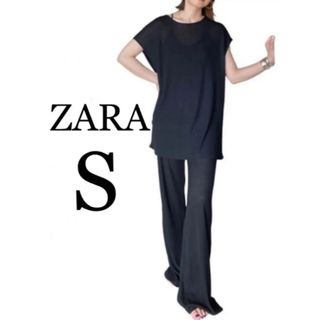 ZARA - ZARA リブ編みセットアップ ブラックS 新品⑅◡̈*