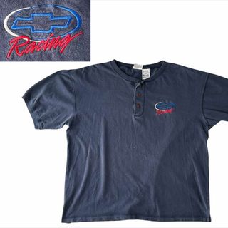 シボレー(Chevrolet)の90s ヴィンテージ CHEVROLET シボレー ヘンリーネック Tシャツ(Tシャツ/カットソー(半袖/袖なし))