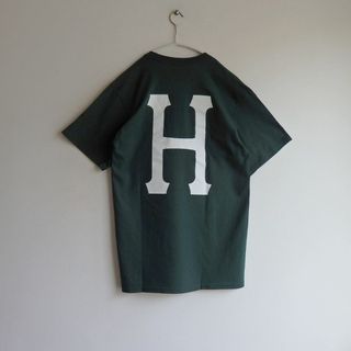 ハフ(HUF)の【新品】定価6,930円　HUF　Hロゴ TEE　グリーン M(Tシャツ/カットソー(半袖/袖なし))