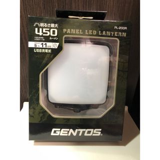 ジェントス(GENTOS)のジェントスUSB充電式 パネルLEDランタン PL-200R　450ルーメン(ライト/ランタン)