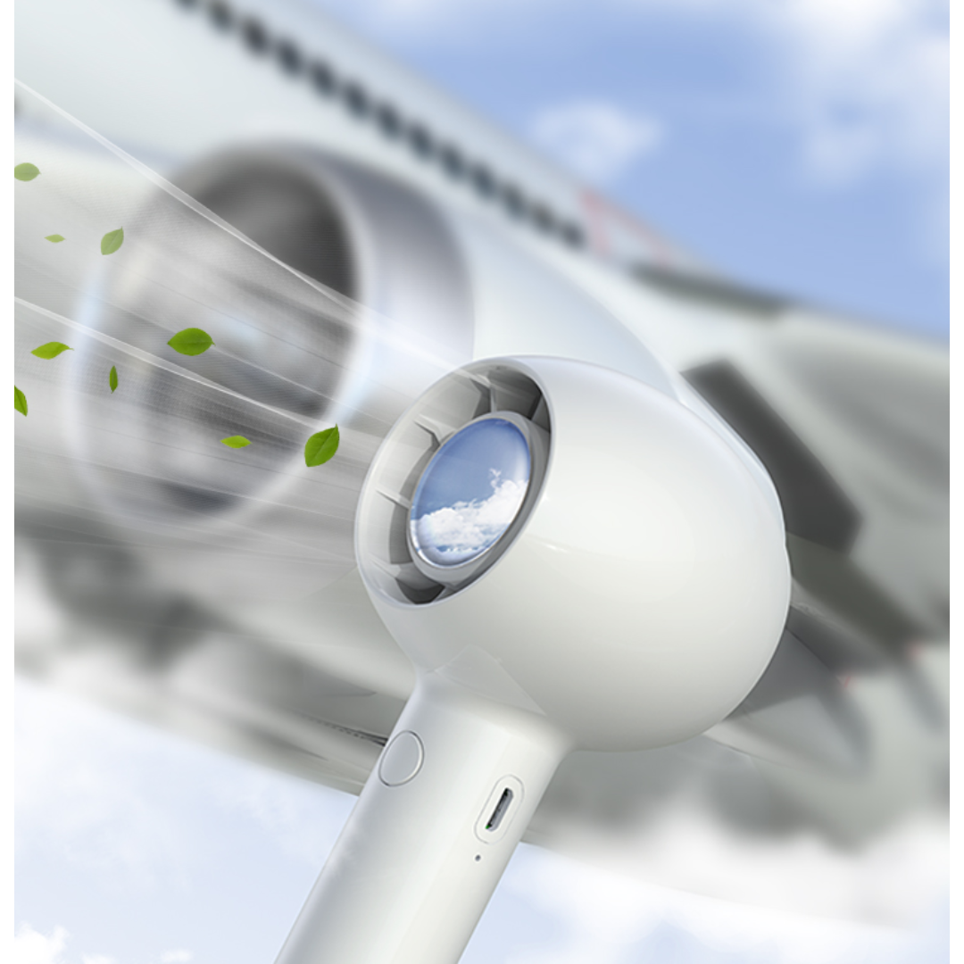 【3個セット】ハンディファン　グレー　125g   風量2段階　小型　充電式 スマホ/家電/カメラの冷暖房/空調(扇風機)の商品写真
