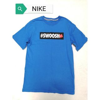 ナイキ(NIKE)の【NIKE】半袖・Tシャツ・SWOOSH ・ブルー・Lサイズ(Tシャツ/カットソー)